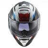 LS2 FF800 STORM RACER helma červená/modrá